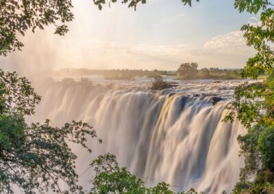 Sudáfrica con cataratas Victoria