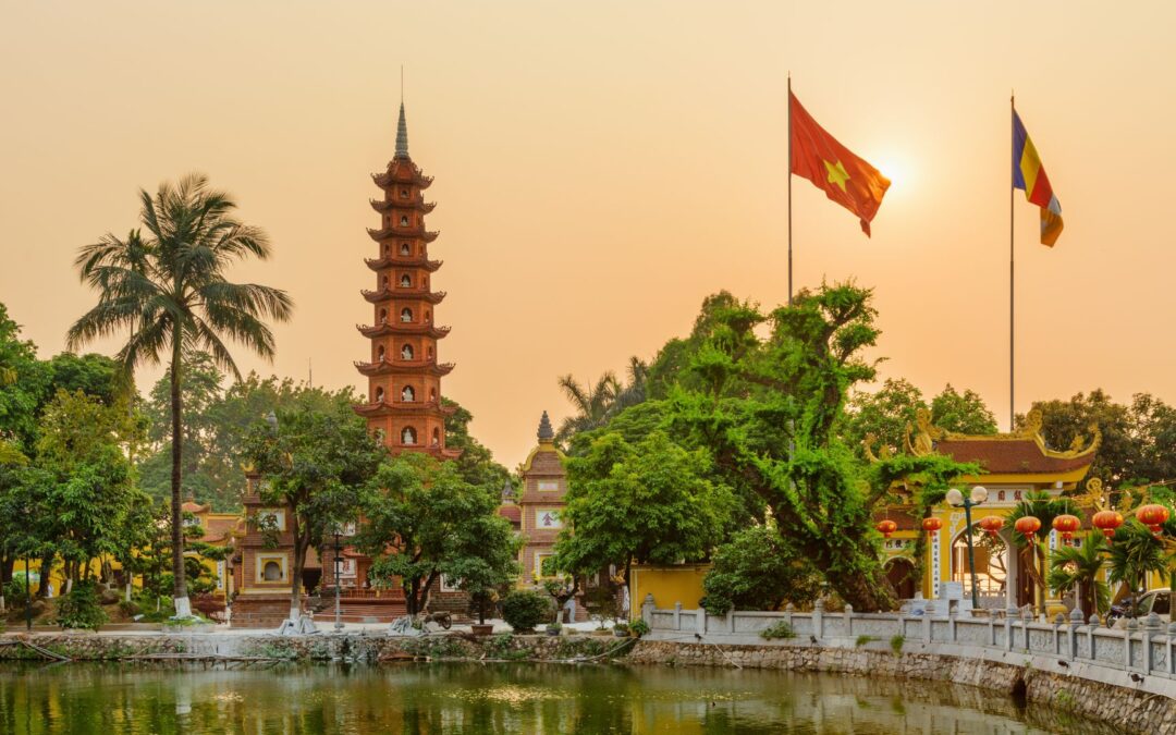 Norte de Vietnam con Maldivas